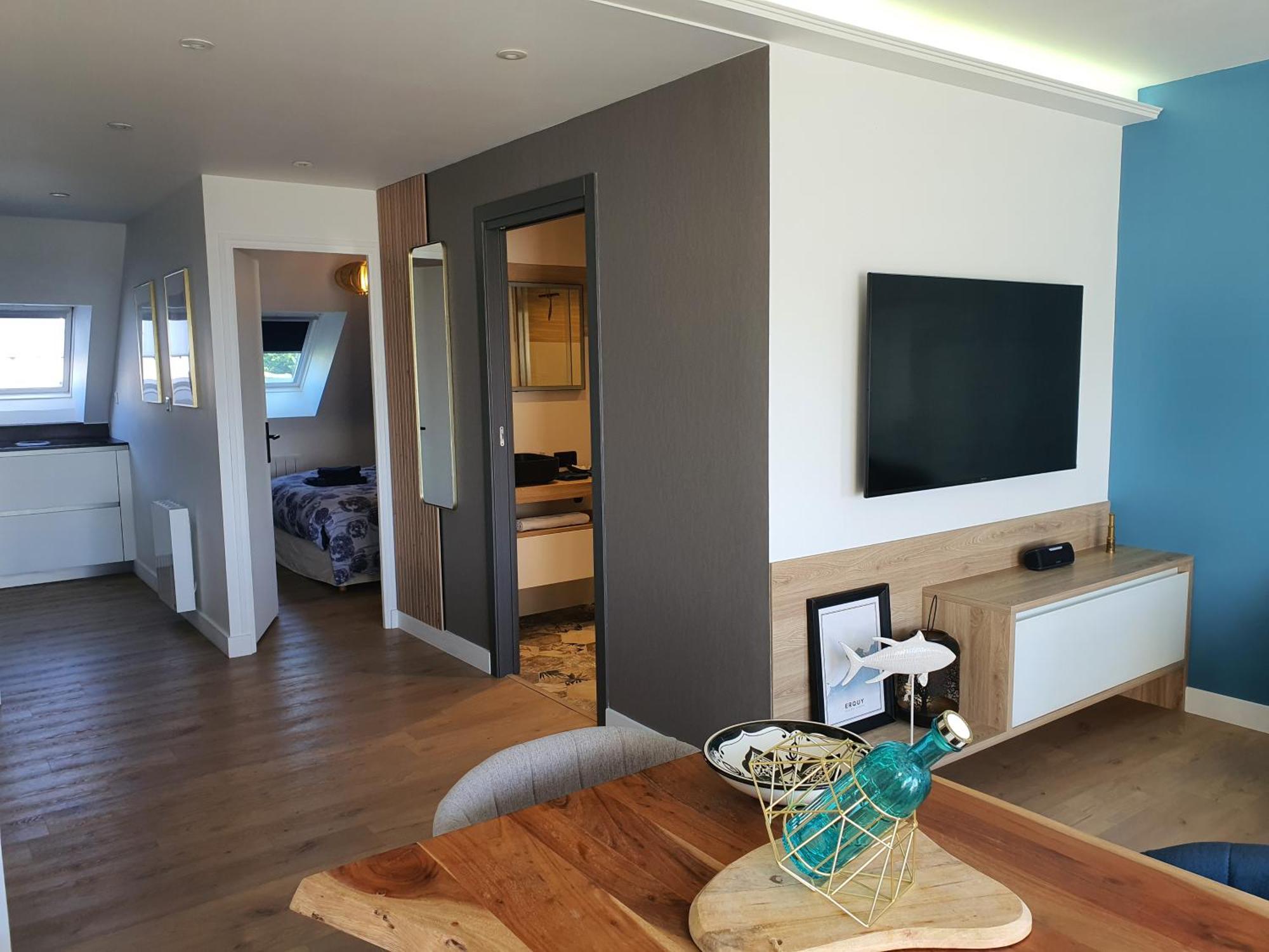 Appartement Bretagne Vue Mer Exceptionnelle Sur Les Hauts D'Erquy Au Calme ! Et Au Pied Du Gr34 외부 사진