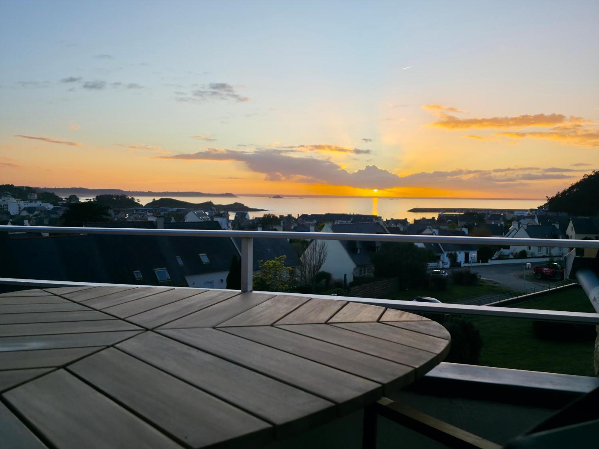 Appartement Bretagne Vue Mer Exceptionnelle Sur Les Hauts D'Erquy Au Calme ! Et Au Pied Du Gr34 외부 사진